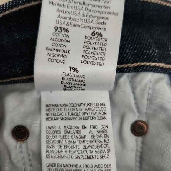 MOTHER | Insider Crop Step Fray Denim Jeans in Speed Racer - Size 25 - Picture 15 of 16